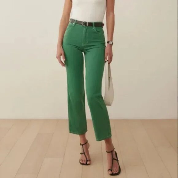Reformation - green jeans size 27 - Picture 6 of 6